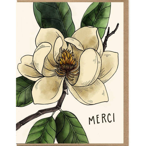 Merci Magnolia—Greeting Card - 318 Art Co.