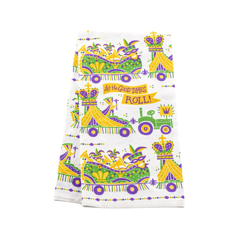 Let the Good Times Roll Kitchen Towel