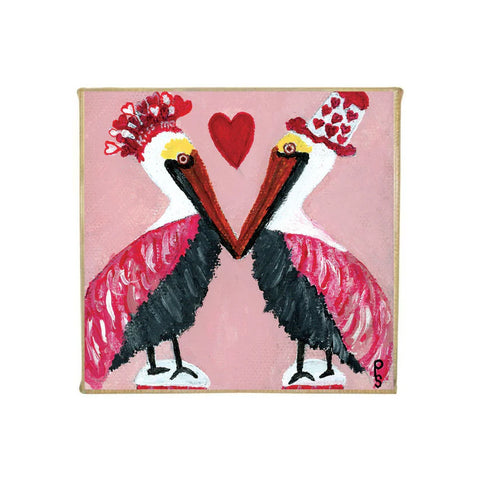 "Pelican Valentines" Reproduction