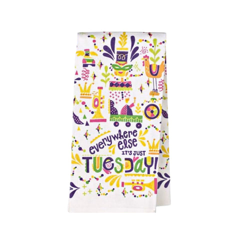 Everywhere Else Is Tuesday Kitchen Towel