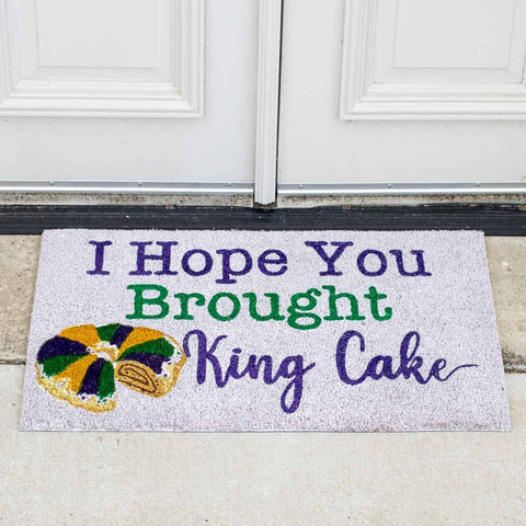 Brought King Cake Coir Doormat