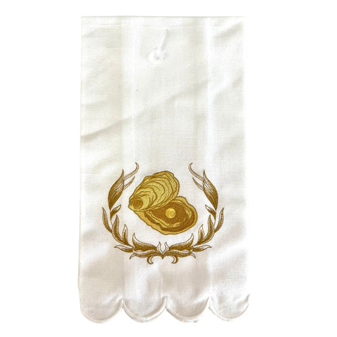 "Gold Oyster" Kitchen Towel