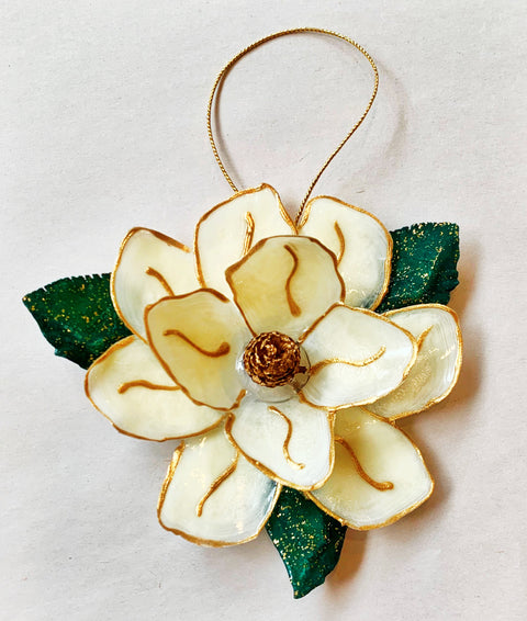 Magnolia Flower Ornament - 318 Art and Garden