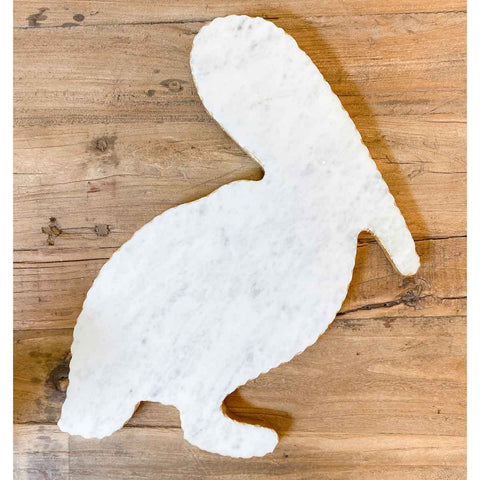 Pelican Shaped Marble Serving Board
