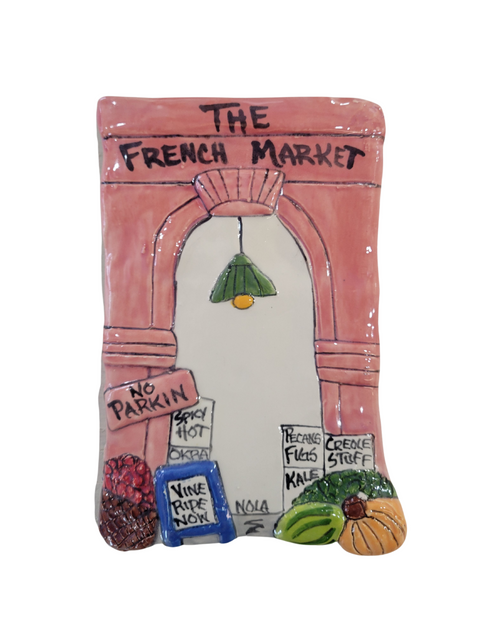 Large French Market Plaque