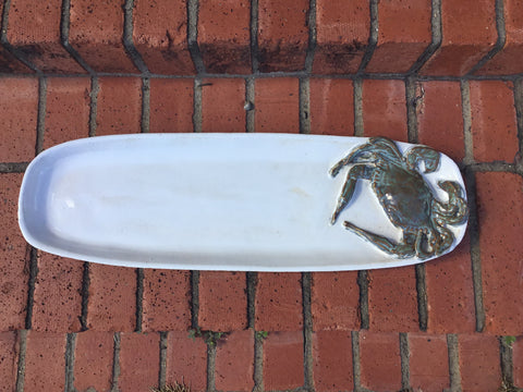 Long Crab Platter - 318 Art and Garden