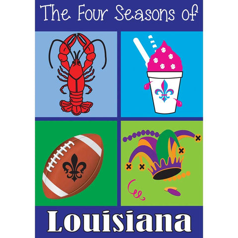 Four Seasons of Louisiana Garden Flag