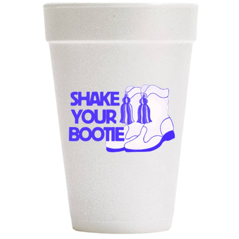 Shake Your Bootie - Set of 10 Foam Cups