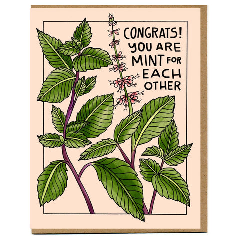 Mint For Each Other—Greeting Card