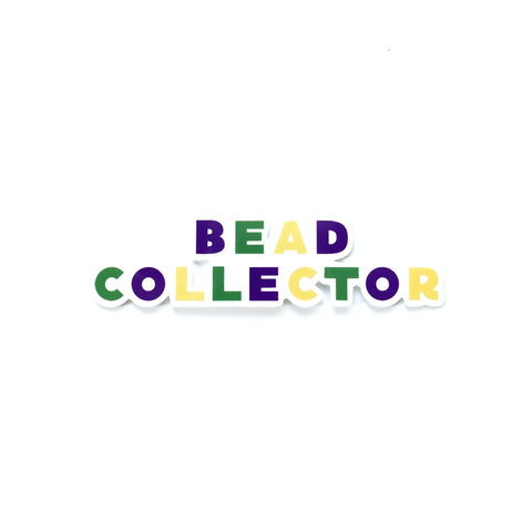 Mardi Gras Bead Collector Sticker