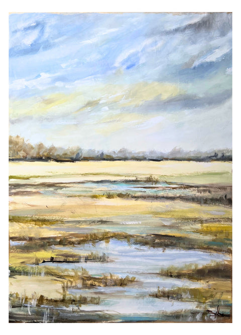 "Marsh View" Acrylic on Gallery Wrapped Canvas 30"x40"
