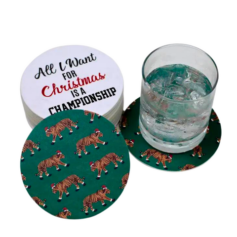 St.Nick Tiger Reversible Paper Coasters