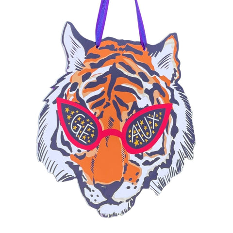 Geaux Tiger Door Hanger