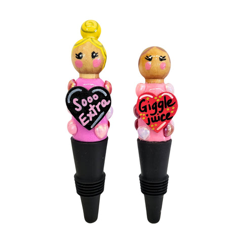 Valentine's Day Heart Wine Stoppers
