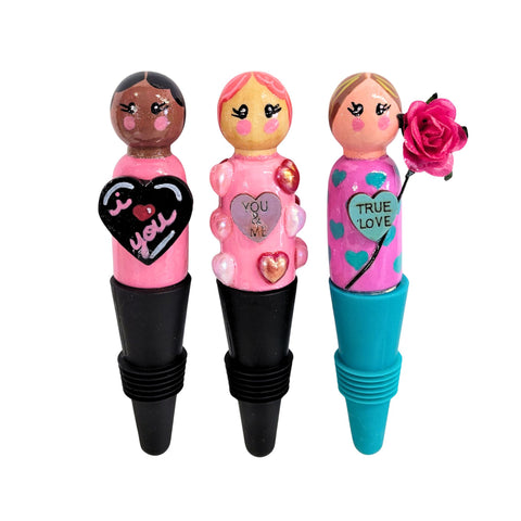 Valentine's Day Love You Wine Stoppers