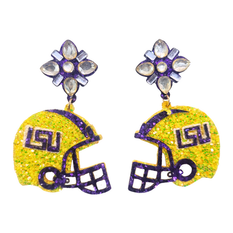 Football Helmet Earrings