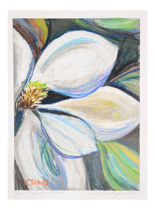 "Magnolia Petals" Art Print 9X12