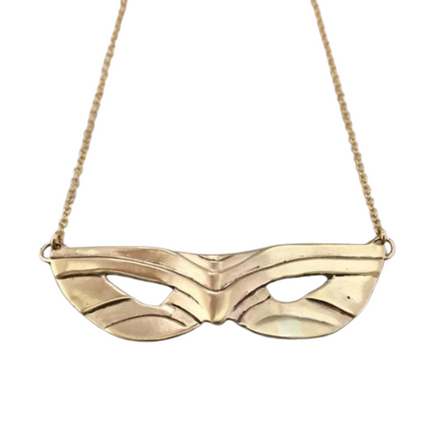 Mardi Gras Mask Necklace