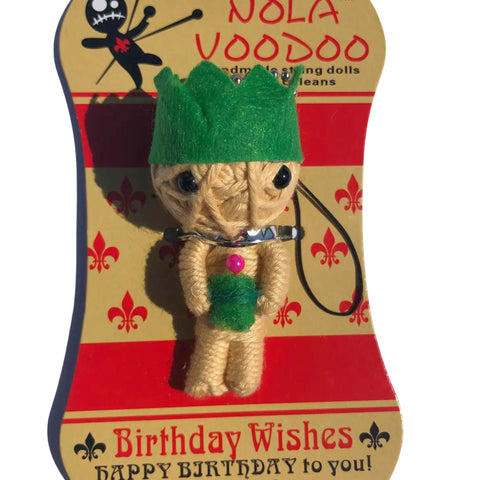 Birthday Wishes Voodoo Keychain