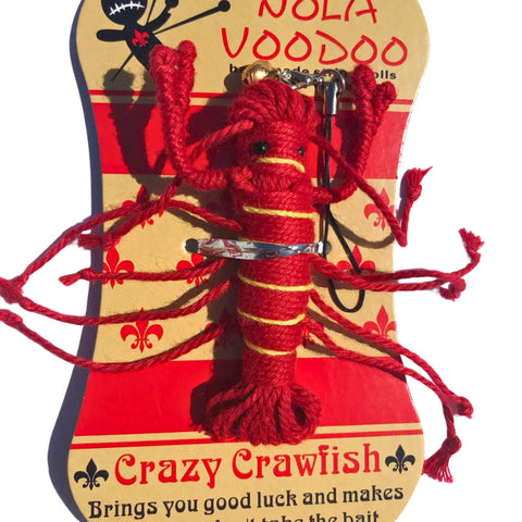 Crazy Crawfish Voodoo Keychain