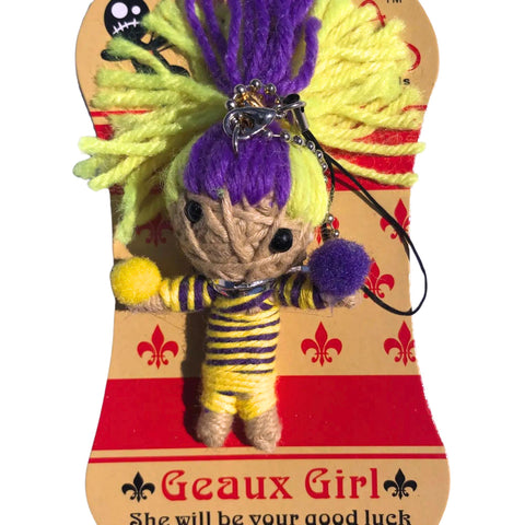 Geaux Girl Voodoo Keychain
