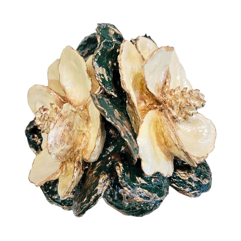 Double Oyster Magnolia Sculpture
