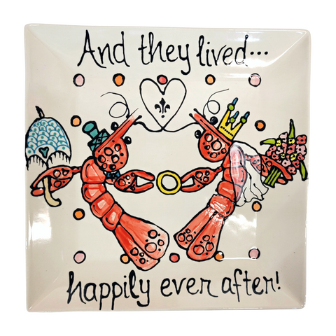 Square Crawfish Wedding Platter