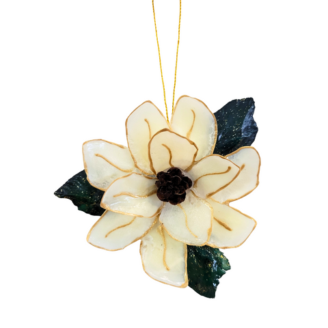 Magnolia Flower Ornament - 318 Art Co.
