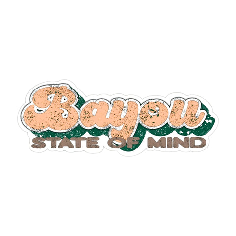 Bayou State of Mind Sticker