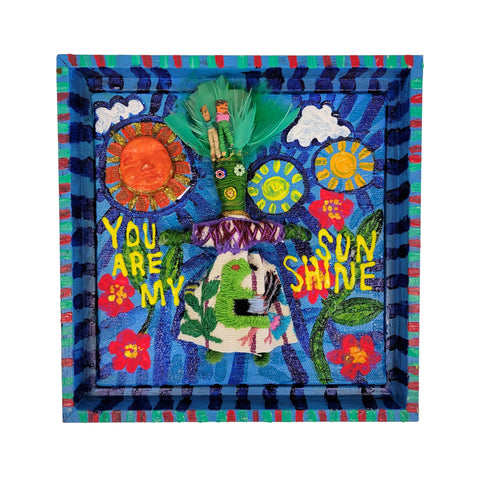 "You Are My Sunshine" Good Juju Doll Canvas Set, 7.25"x7.25"