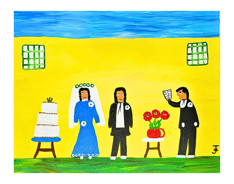 "Wedding Day" Acrylic on Canvas, 16"x20"