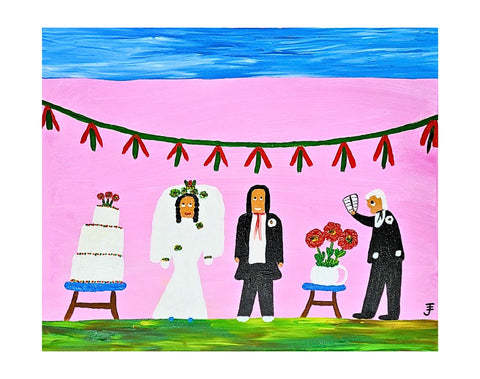 "Wedding Day" Acrylic on Canvas, 16"x20"