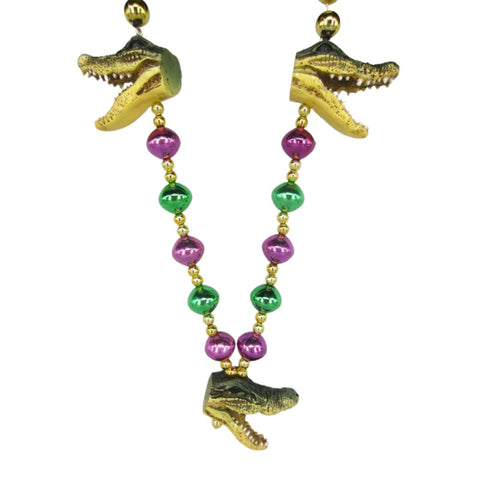 Alligator Specialty Mardi Gras Beads
