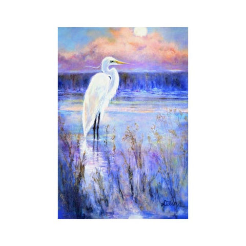 "Louisiana Moonlit Marsh" Canvas Fine Art Reproduction, 18"X24"