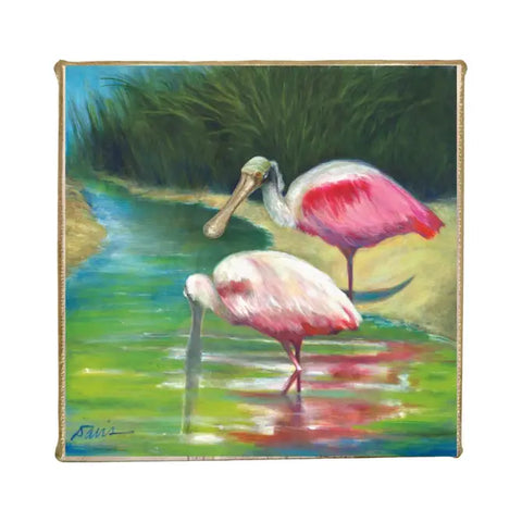 "Foraging in the Shallows" Mini Canvas
