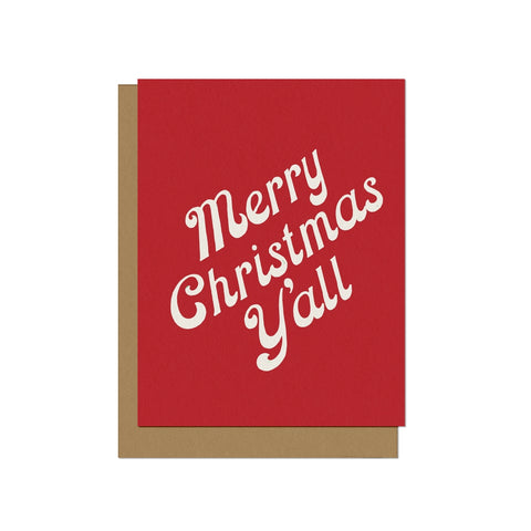 Merry Christmas Y'all—Greeting Card