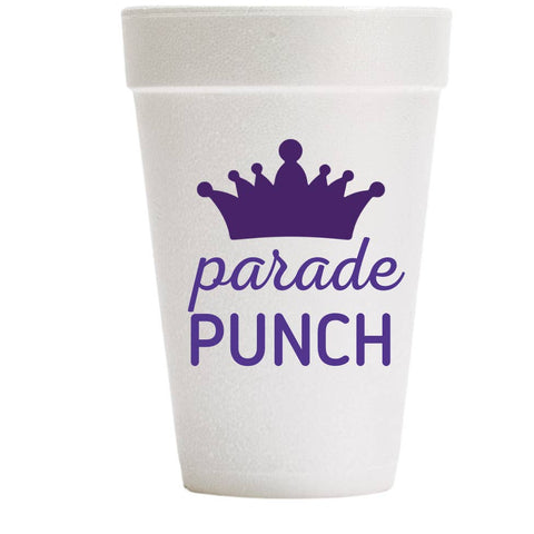 Parade Punch - Set of 10 Foam Cups