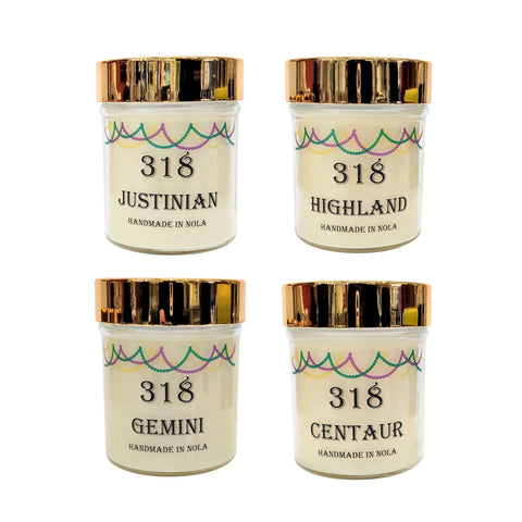 King Cake Scented 318 Krewe Candles