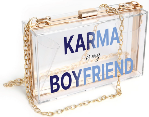 "Karma" Acrylic Clutch