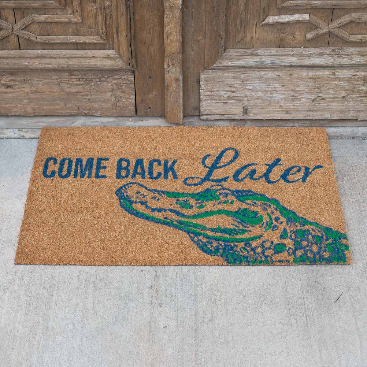 Come Back Later Coir Doormat