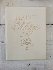 Mother's Day Gold Foiled Card