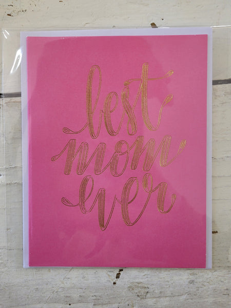 Mother's Day Gold Foiled Card
