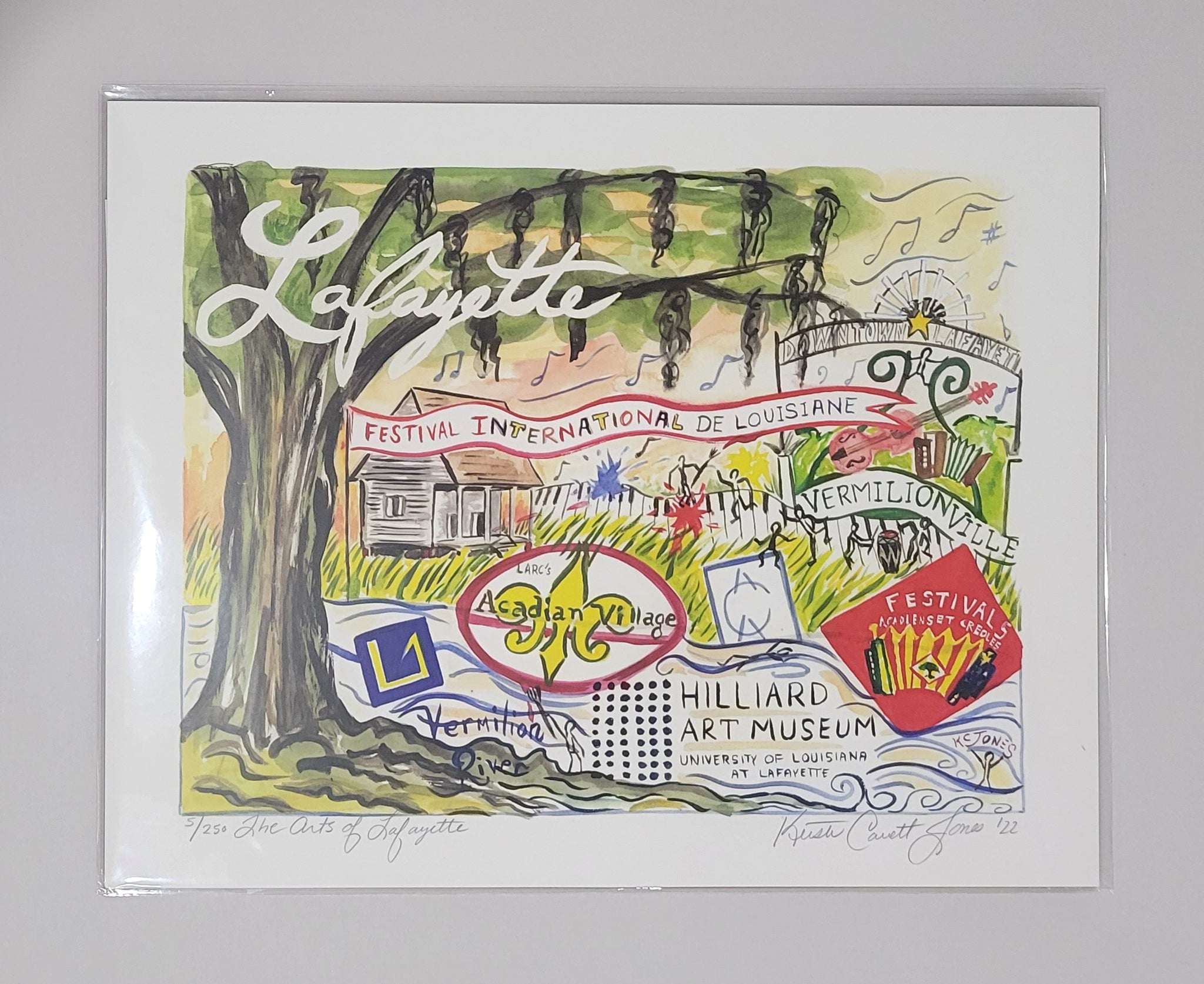 The Arts of Lafayette 11x14 Print