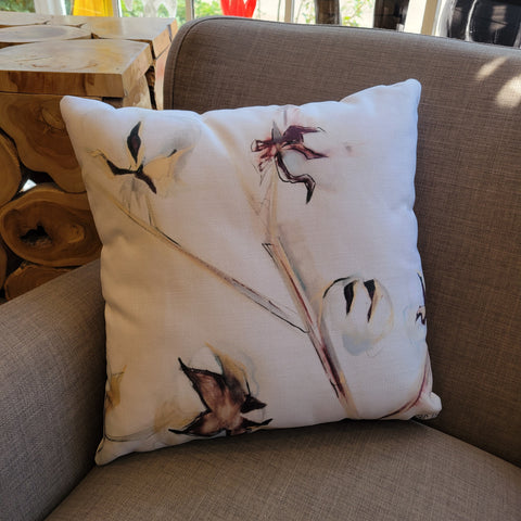 "Cotton" Canvas Print Pillow