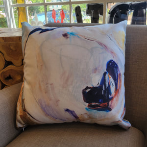 "Yin Oyster" Canvas Print Pillow