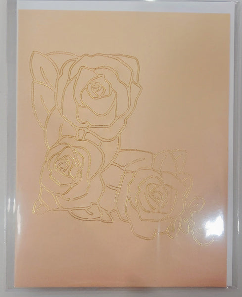 Louisiana Magnolia Gold Foiled Card
