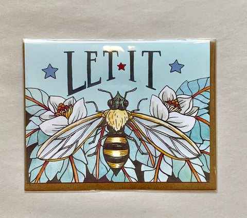 Let It Bee Card - 318 Art and Garden