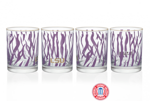 LSU Purple & Gold Glass