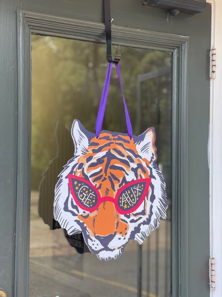 Geaux Tiger Door Hanger