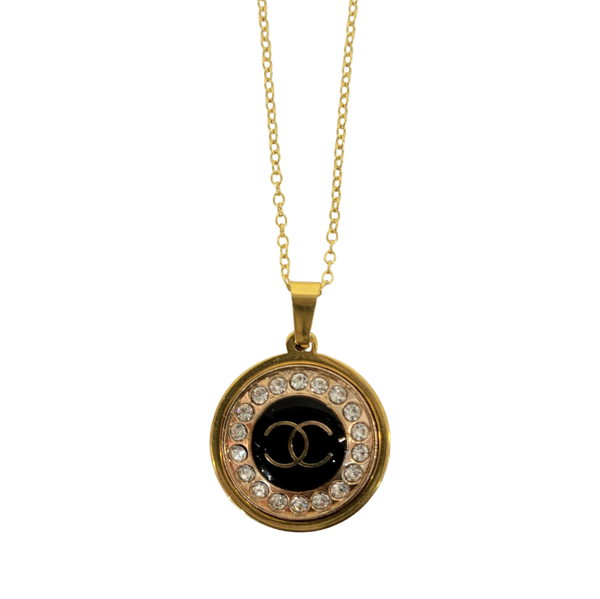 Black Chanel Necklace
